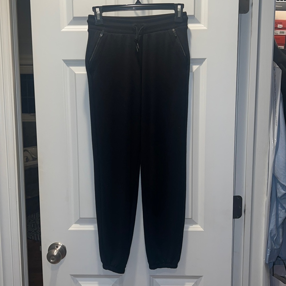 Athleta athletic joggers sweatpants size L / 12 Black